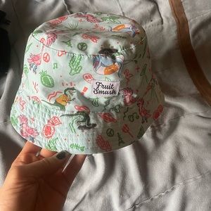 fruit smash reversible bucket hat